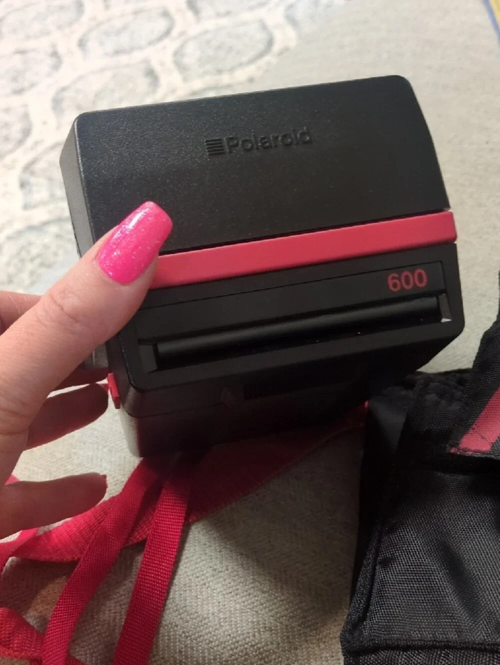 Polaroid Cool Cam Instant Camera - Pink and Black